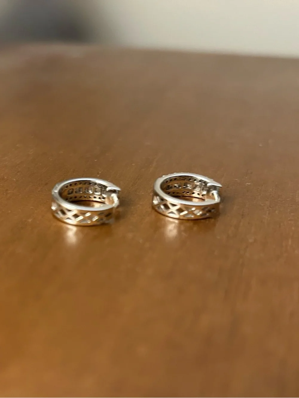 White Diamond Rhodium Over Sterling Silver Earrings 0.50ctw